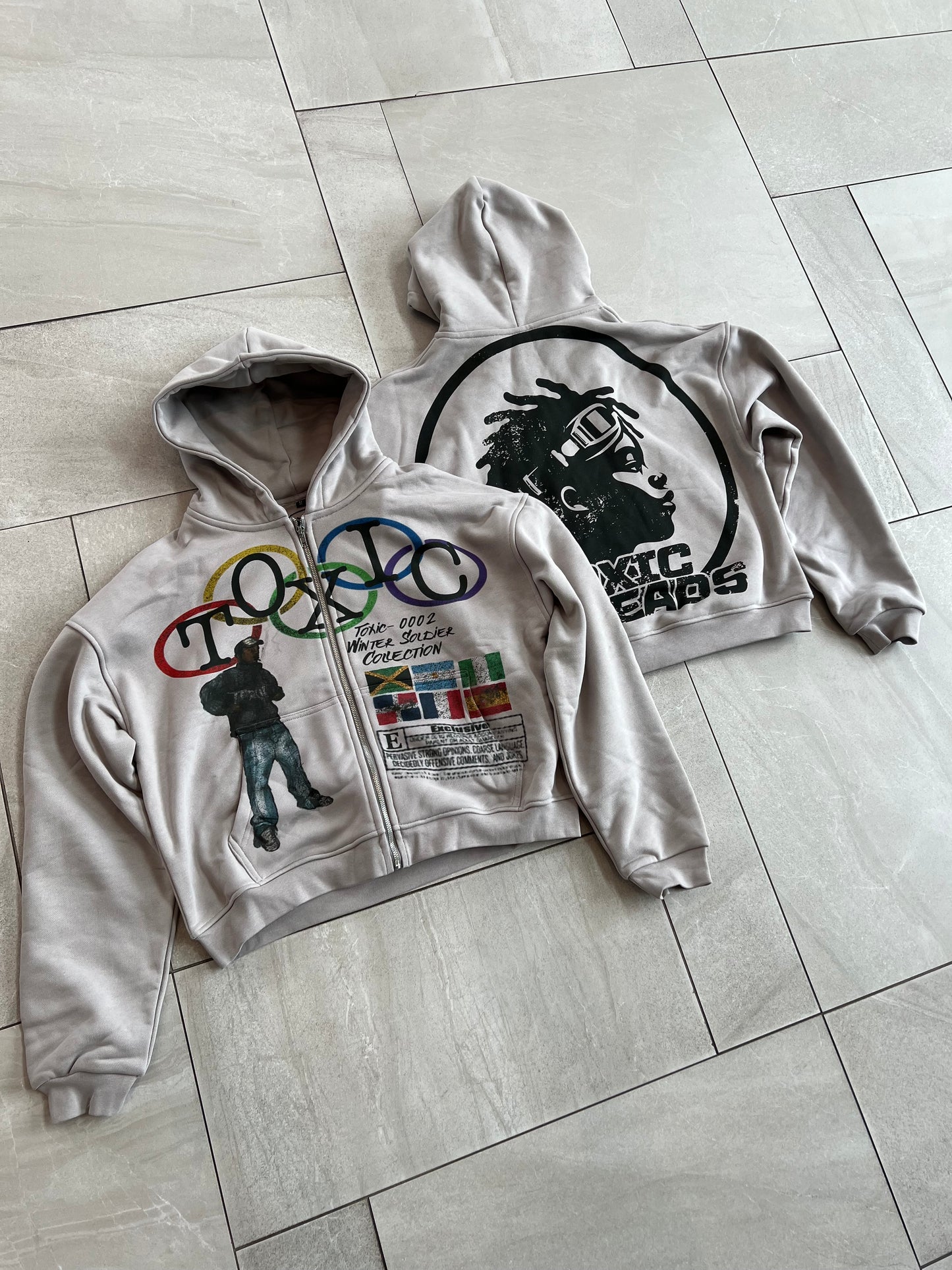 Grey Winter Soldier Hoodie