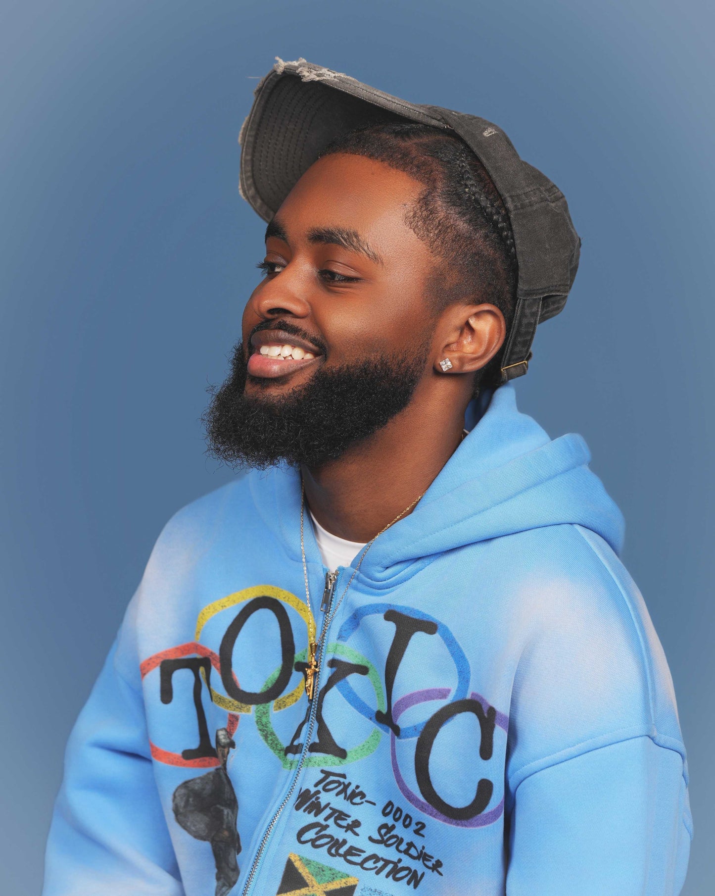 Blue Winter Soldier Hoodie